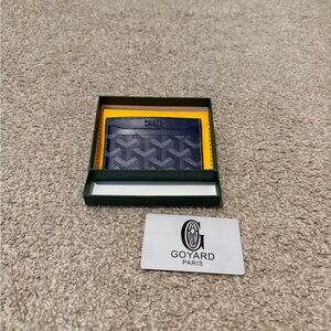 Goyard Saint Sulpice Wallet blue